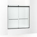 KOHLER K-706004-D3 Levity Sliding bath door, 62" H x 56-5/8 - 59-5/8" W, with 1/4" thick Frosted glass
