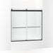 KOHLER K-706006-D3 Levity Sliding bath door, 59-3/4" H x 56-5/8 - 59-5/8" W, with 1/4" thick Frosted glass