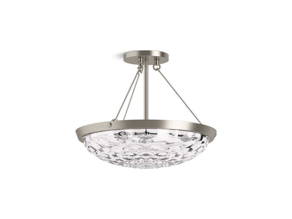 KOHLER K-29374-SF03B Arendela 15-1/2" semi-flush