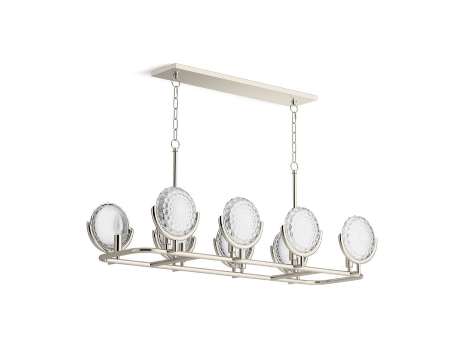 KOHLER K-29382-CH08B Arendela 38" linear chandelier