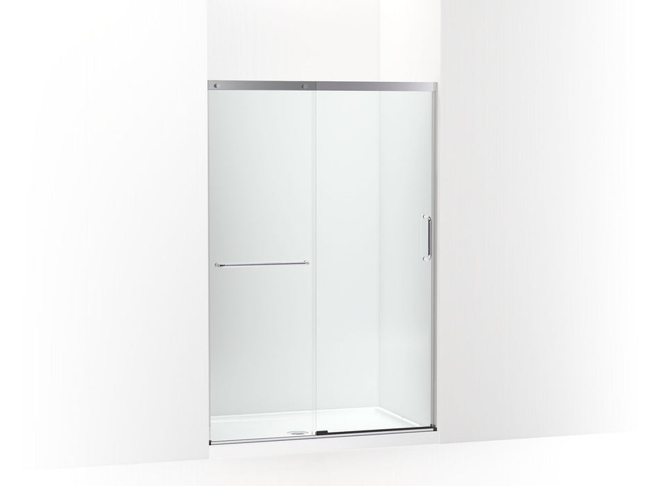 KOHLER K-707606-6L Elate Sliding shower door, 70-1/2" H x 44-1/4 - 47-5/8" W, with 1/4" thick Crystal Clear glass