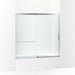 KOHLER K-707618-8L Elate Sliding bath door, 56-3/4" H x 56-1/4 - 59-5/8" W with heavy 5/16" thick Crystal Clear glass