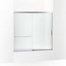 KOHLER K-707609-6D3 Elate Sliding bath door, 56-3/4" H x 56-1/4 - 59-5/8" W, with 1/4" thick Frosted glass