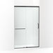 KOHLER K-707613-8L Elate Sliding shower door, 75-1/2" H x 44-1/4 - 47-5/8" W, with heavy 5/16" thick Crystal Clear glass