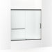 KOHLER K-707609-6D3 Elate Sliding bath door, 56-3/4" H x 56-1/4 - 59-5/8" W, with 1/4" thick Frosted glass