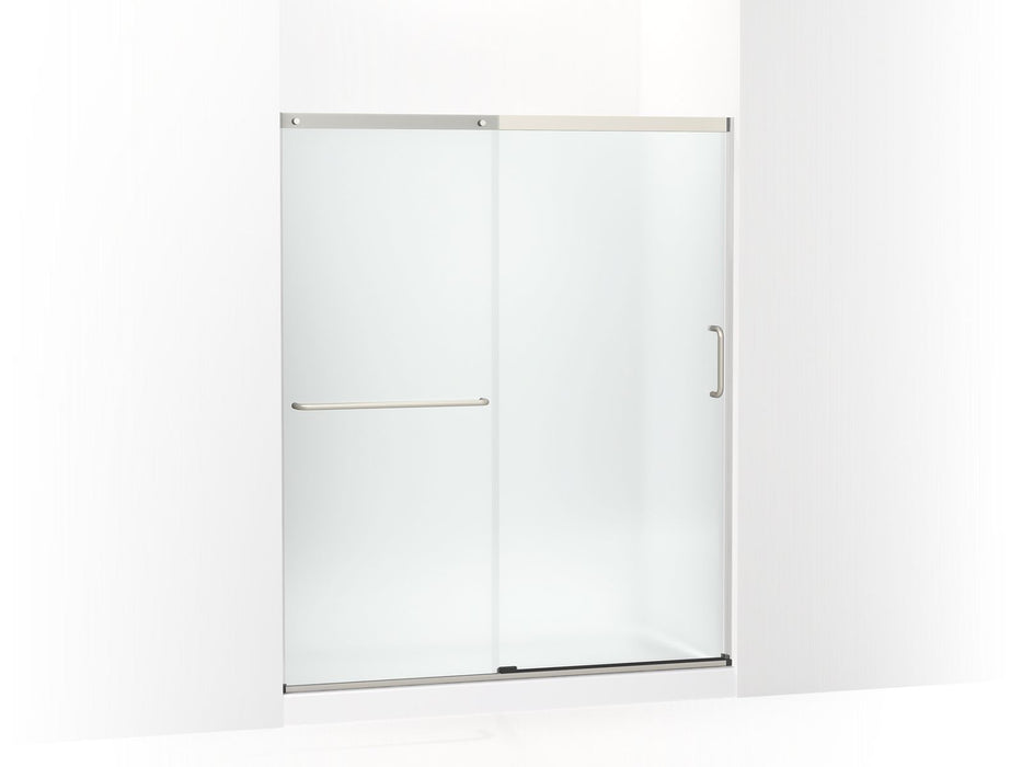KOHLER K-707608-6D3 Elate Sliding shower door, 70-1/2" H x 56-1/4 - 59-5/8" W, with 1/4" thick Frosted glass