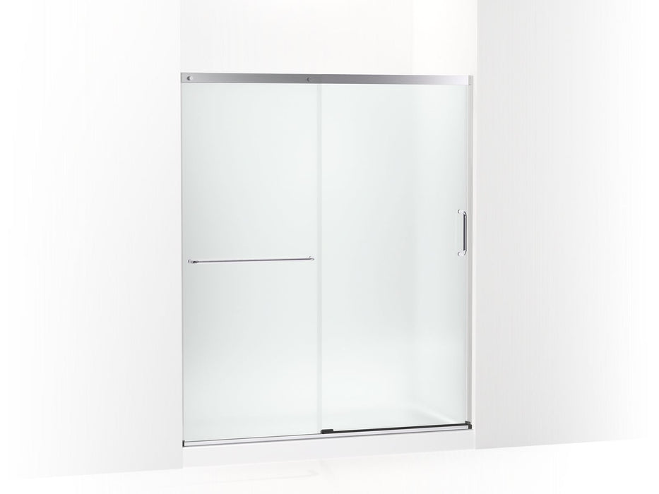 KOHLER K-707608-6D3 Elate Sliding shower door, 70-1/2" H x 56-1/4 - 59-5/8" W, with 1/4" thick Frosted glass