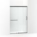 KOHLER K-707606-6L Elate Sliding shower door, 70-1/2" H x 44-1/4 - 47-5/8" W, with 1/4" thick Crystal Clear glass