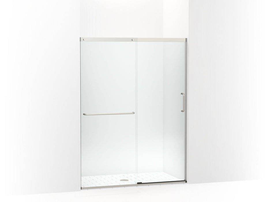 KOHLER K-707607-6L Elate Sliding shower door, 70-1/2" H x 50-1/4 - 53-5/8" W, with 1/4" thick Crystal Clear glass