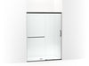 KOHLER K-707607-6L Elate Sliding shower door, 70-1/2" H x 50-1/4 - 53-5/8" W, with 1/4" thick Crystal Clear glass