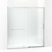 KOHLER K-707617-8L Elate Sliding shower door, 75-1/2" H x 68-1/4 - 71-5/8" W, with heavy 5/16" thick Crystal Clear glass