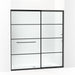 KOHLER K-707617-8G80 Elate Sliding shower door, 75-1/2" H x 68-1/4 - 71-5/8" W, with heavy 5/16" thick Frosted glass with rectangular grille pattern