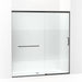 KOHLER K-707617-8G81 Elate Sliding shower door, 75-1/2" H x 68-1/4 - 71-5/8" W, with heavy 5/16" thick Crystal Clear glass with privacy band