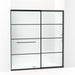 KOHLER K-707617-8G79 Elate Sliding shower door, 75-1/2" H x 68-1/4 - 71-5/8" W, with heavy 5/16" thick Crystal Clear glass with rectangular grille pattern