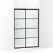 KOHLER K-707606-6G79 Elate Sliding shower door, 70-1/2" H x 44-1/4 - 47-5/8" W, with 1/4" thick Crystal Clear glass with rectangular grille pattern