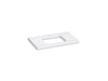 KOHLER K-28250 Silestone 37" quartz vanity top with rectangular cutout