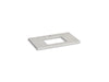 KOHLER K-28250 Silestone 37" quartz vanity top with rectangular cutout