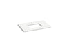 KOHLER K-28250 Silestone 37" quartz vanity top with rectangular cutout
