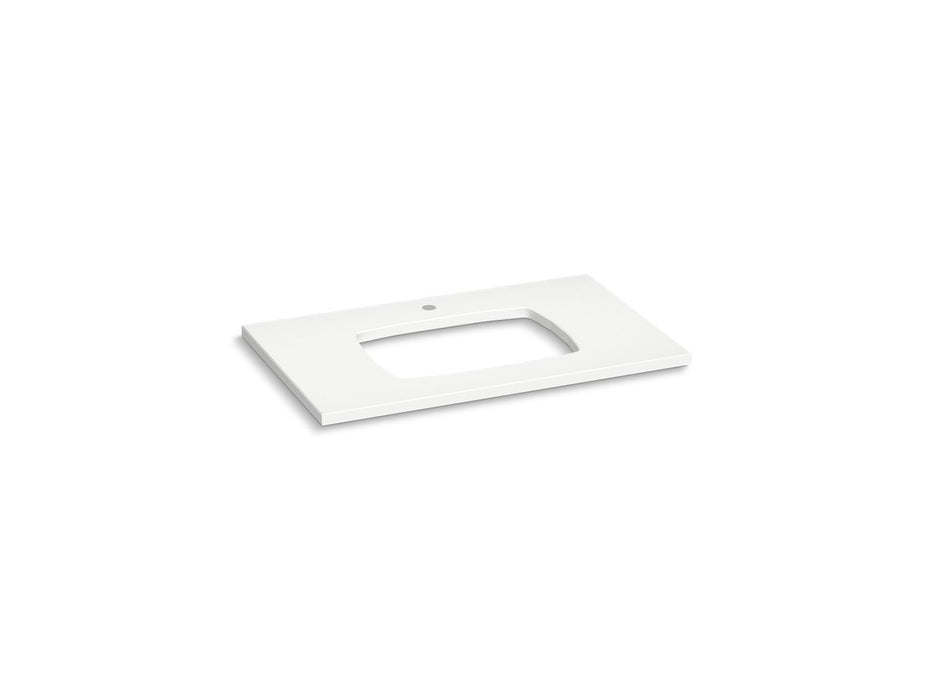 KOHLER K-28252 Silestone 37" quartz vanity top with rectangular cutout for Carillon sink
