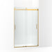 KOHLER K-706008-L Levity Sliding shower door, 74" H x 43-5/8 - 47-5/8" W, with 1/4" thick Crystal Clear glass