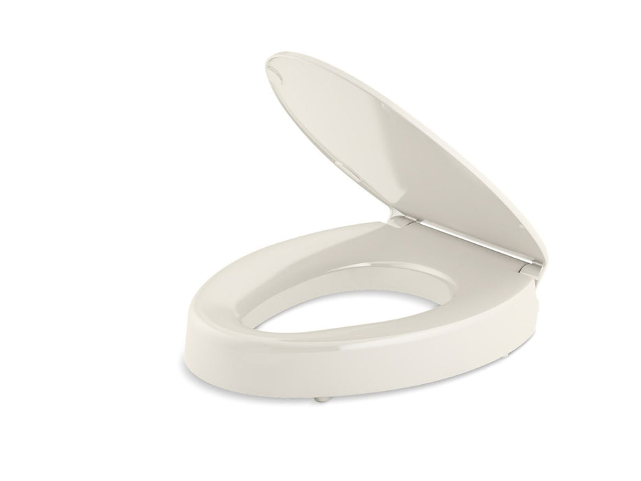 KOHLER K-25875 Hyten Elevated Quiet-Close elongated toilet seat