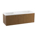 KOHLER Jute 60" wall-hung bathroom vanity cabinet with sinks and quartz top