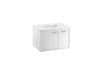 KOHLER Jute 31" wall-hung bathroom vanity cabinet with sink and quartz top