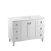 KOHLER Poplin 48" bathroom vanity cabinet with sink and quartz top