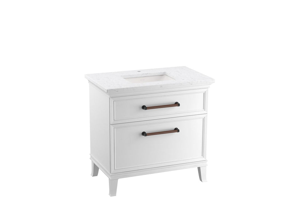 KOHLER Artifacts™ 36" bathroom vanity cabinet with sink and quartz top