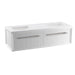 KOHLER Enivo 60" wall-hung bathroom vanity cabinet with sinks and quartz top