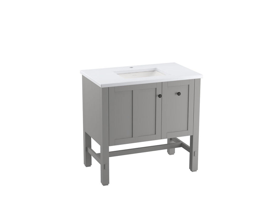 Tresham 30" Bathroom Vanity Cabinet with Sink and Quartz Top