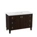 KOHLER Poplin 48" bathroom vanity cabinet with sink and quartz top