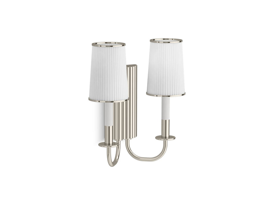 KOHLER K-28544-SC02 Tresdoux Two-light sconce