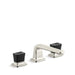 Kallista P24705-CB Per Se Sink Faucet, Black Crystal Knob