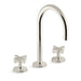 Kallista P24490-CR One Basin Set, Gooseneck, Cross Handle