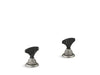 KOHLER K-98068-6NRO Artifacts Nero Marquina T-handle bathroom sink faucet handles