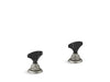 KOHLER K-98068-6NRO Artifacts Nero Marquina T-handle bathroom sink faucet handles