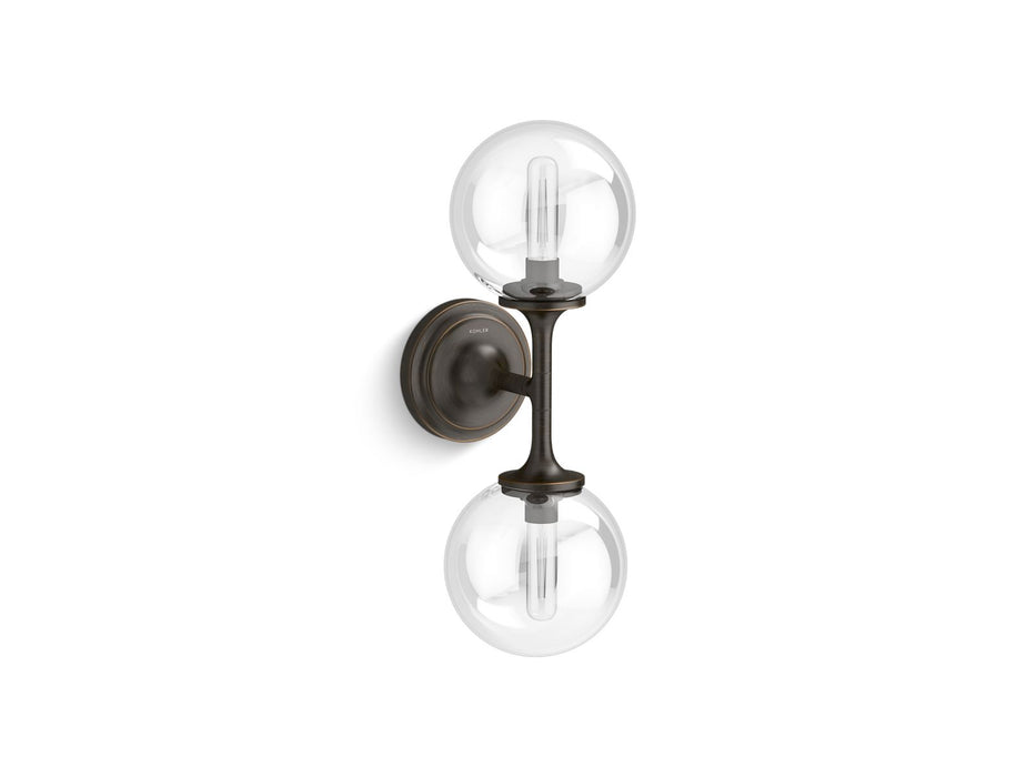 KOHLER K-31762-SC02 Bellera Two-light sconce