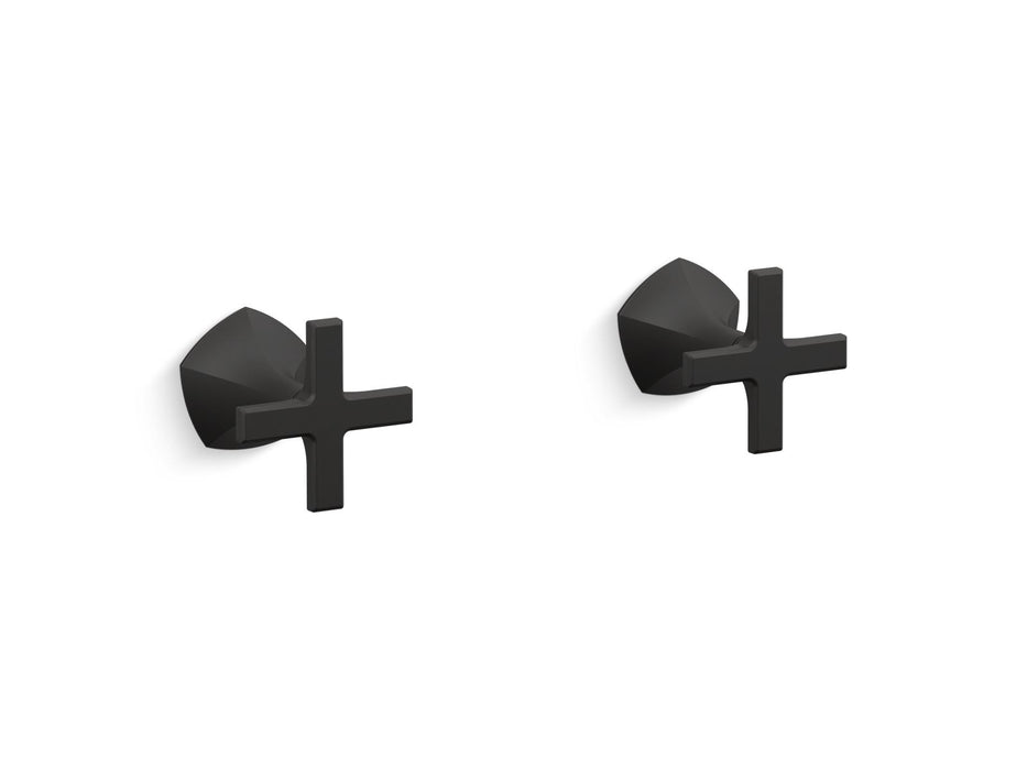 KOHLER K-T27013-3 Occasion Wall-mount bathroom sink faucet Cross handle trim, 1.2 gpm