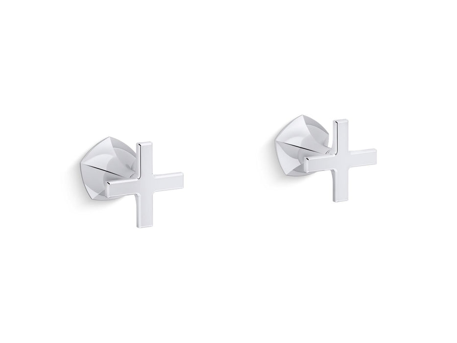 KOHLER K-T27013-3 Occasion Wall-mount bathroom sink faucet Cross handle trim, 1.2 gpm