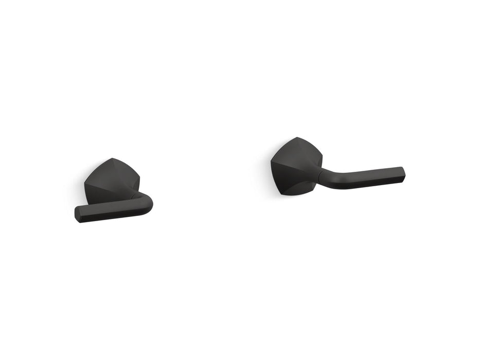 KOHLER K-T27013-4 Occasion Wall-mount bathroom sink faucet Lever handle trim, 1.2 gpm