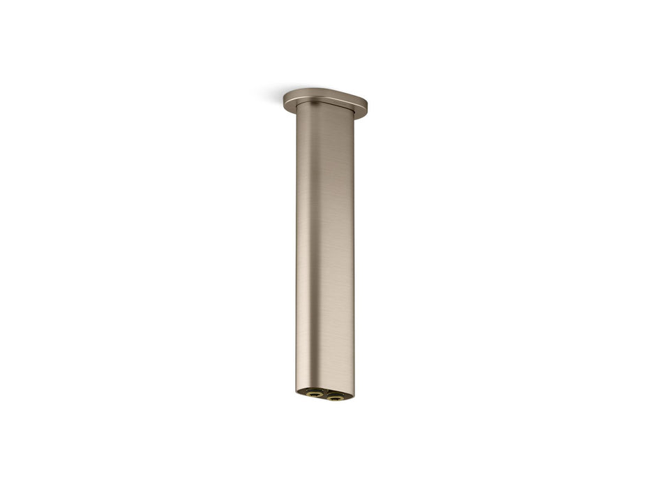 KOHLER K-26326 Statement 10" ceiling-mount two-function rainhead arm and flange