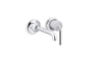 KOHLER K-26438-4 Tone Wall-mount single-handle bathroom sink faucet, 1.2 gpm