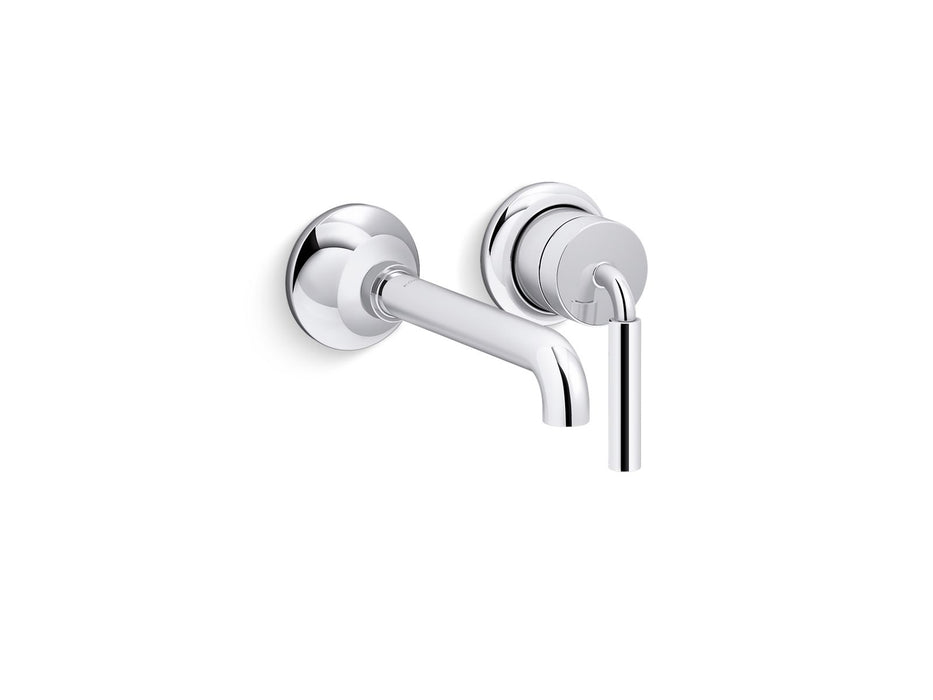 KOHLER K-26438-4 Tone Wall-mount single-handle bathroom sink faucet, 1.2 gpm