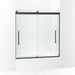KOHLER K-702425-L Levity Plus Frameless sliding bath door, 61-9/16" H x 56-5/8 - 59-5/8" W, with 3/8"-thick Crystal Clear glass