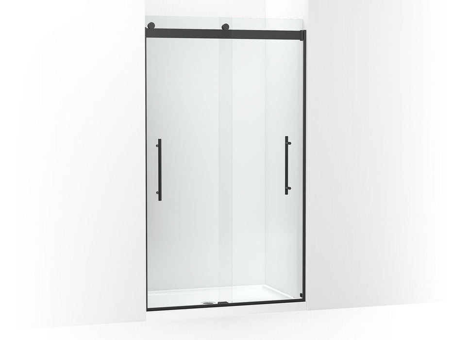 KOHLER K-702427-L Levity Plus Frameless sliding shower door, 81-5/8" H x 44-5/8 - 47-5/8" W, with 3/8"-thick Crystal Clear glass