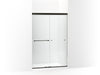 KOHLER K-707101-L Revel Sliding shower door, 70" H x 44-5/8 - 47-5/8" W, with 5/16" thick Crystal Clear glass