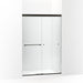 KOHLER K-707101-L Revel Sliding shower door, 70" H x 44-5/8 - 47-5/8" W, with 5/16" thick Crystal Clear glass
