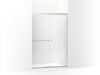 KOHLER K-707101-L Revel Sliding shower door, 70" H x 44-5/8 - 47-5/8" W, with 5/16" thick Crystal Clear glass
