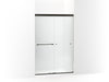 KOHLER K-707101-D3 Revel Sliding shower door, 70" H x 44-5/8 - 47-5/8" W, with 5/16" thick Frosted glass